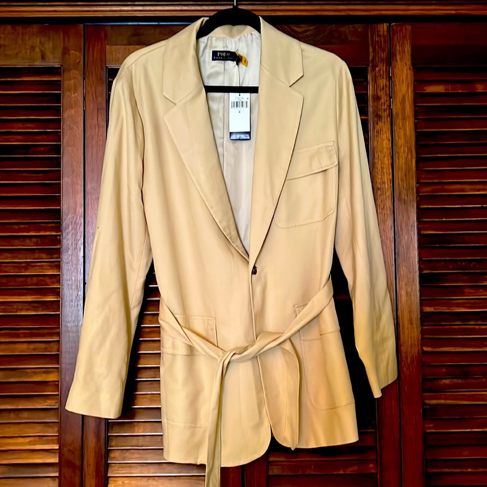 Polo Ralph Lauren belted jacket, size 8